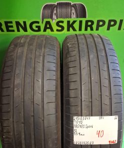 215/65R17 Toyo Proxes Sport 99V kesä 3,5-4mm / 4P22