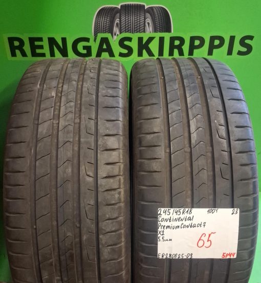 245/45R18 Continental PremiumContact 7 100Y kesä 5,5mm / 5P44