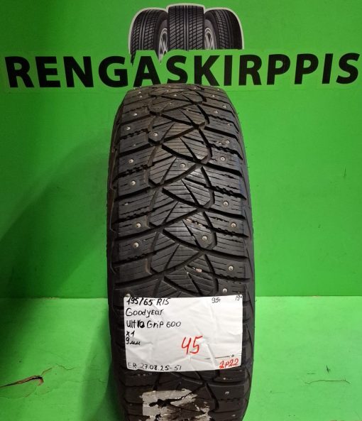 195/65R15 GoodYear UltraGrip 600 95T nasta 9mm / 2P22