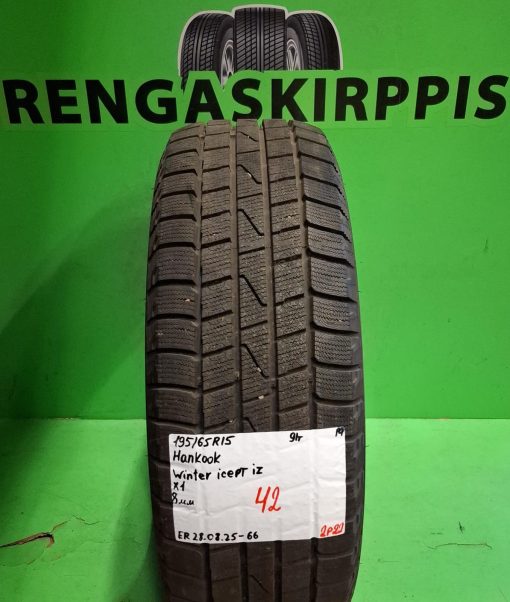 195/65R15 Hankook WInter ICept IZ 91T kitka 8mm / 2P22