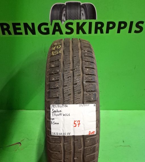 195/70R15C Sailun WSL1 104/102R kitka 8,5mm / 2V10