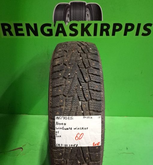 195/70R15C Nexen Winguard WinSpike 104/102R nasta 9mm / 2V10