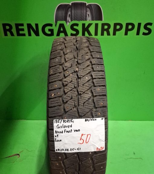 195/70R15C Gislaved NordFrost Van 104/102R nasta 8mm / 2V20