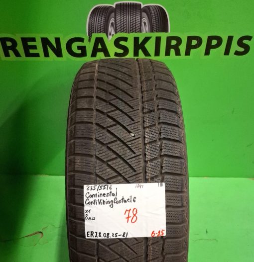 235/55R18 Continental ContiVikingContact 6 104T kitka 8mm / 6-25