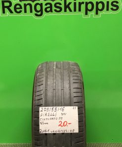 205/55R16 Pirelli Cinturato P7 91V kesä 3,5mm / 2V11-1