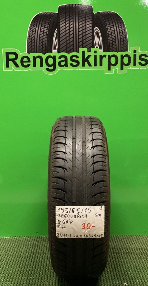 195/65R15 BFGoodrich G-Grip 91H kesä 5mm / 2V11-1