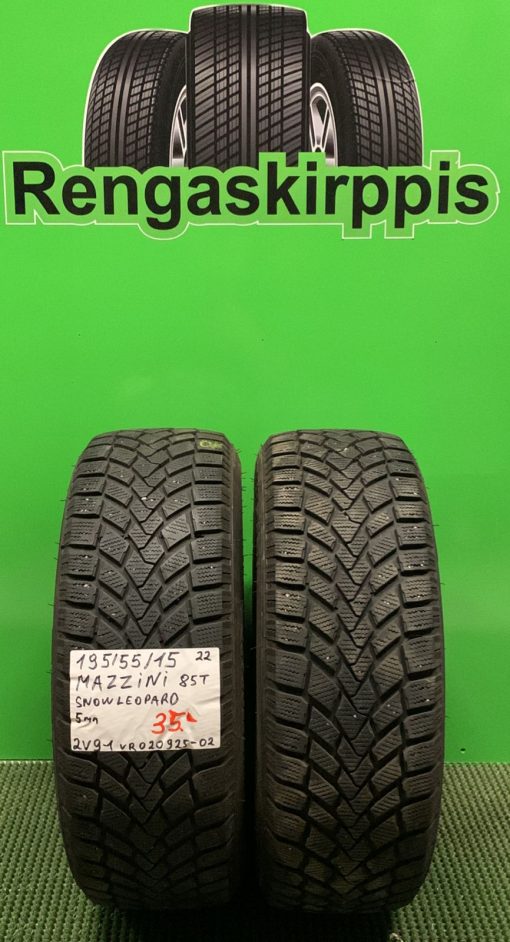 195/55R15 Mazzini Snow Leopard 85T kitka 5mm / 2V9-1