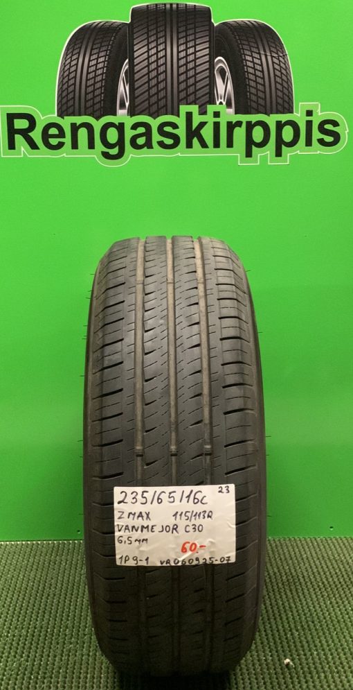 235/65R16C Zmax Vanmejor C30 115/113R kesä 6,5mm / 1P9-1