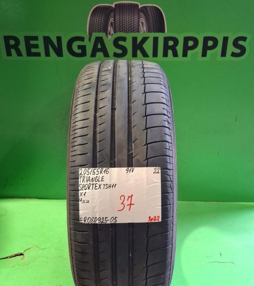 205/55R16 Triangle Sportex TSH11 91V kesä 4mm / 3P22