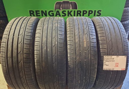 215/60R16 Bridgestone Turanza T001 95V kesä 3-4mm / 4V34