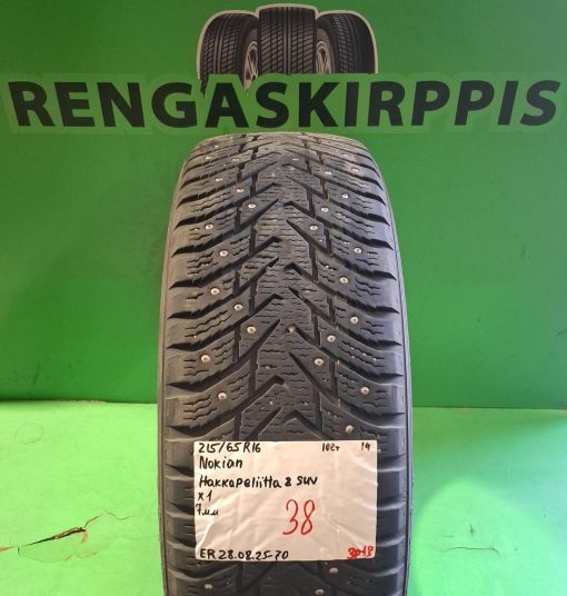 215/65R16 Nokian HKPL 8 Suv 102T nasta 7mm / 3P13