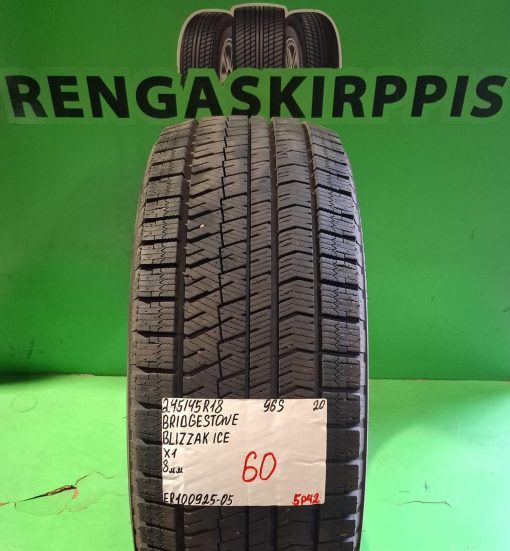 245/45R18 Bridgestone Blizzak Ice 96S kitka 8mm / 5P42