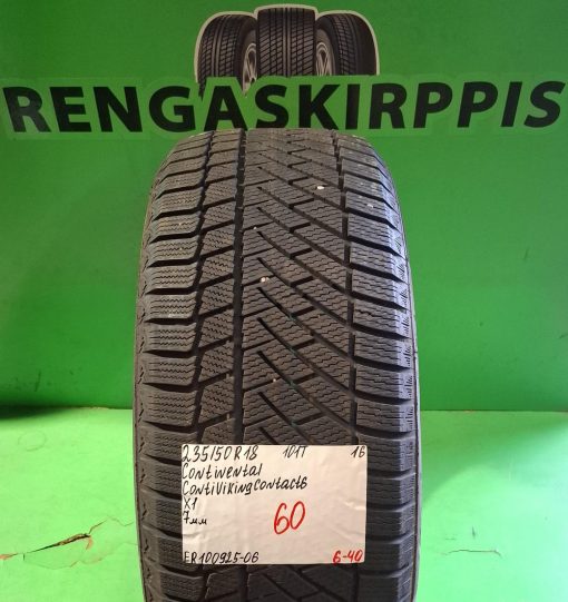 235/50R18 Continental ContiVikingContact 6 101T kitka 7mm / 6-40