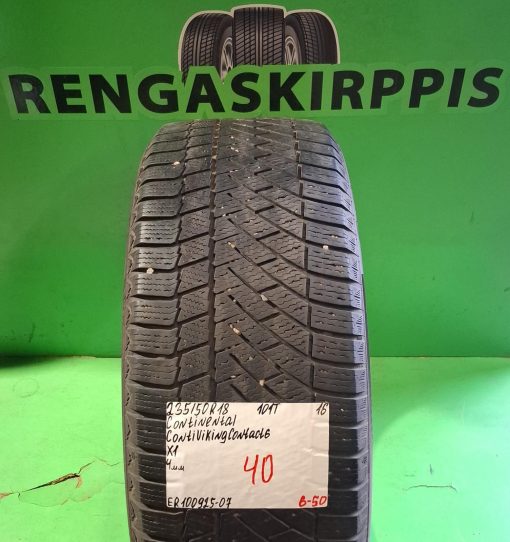 235/50R18 Continental ContiVikingContact 6 101T kitka 4mm / 6-50