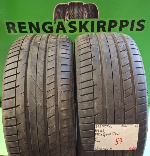 255/40R19 Petlas Velox Sport PT741 100W kesä 5mm / 6-25