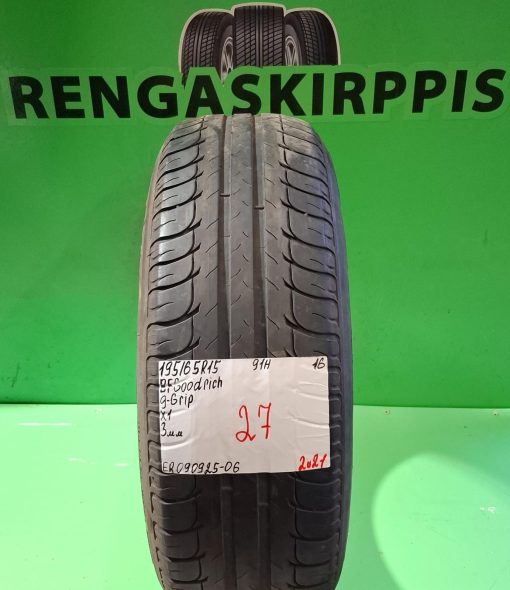 195/65R15 BFGoodrich G-Grip 91H kesä 3mm / 2V21