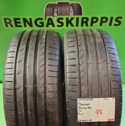 245/45R19 Tracmax Privilo TX3 102Y kesä 4mm / 5P44