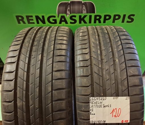 265/45R20 Michelin Latitude Sport 3 104Y kesä 7mm / 6-47