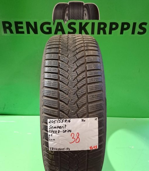 205/55R16 Semperit Speed Grip 3 91H kitka 6mm / 4V43