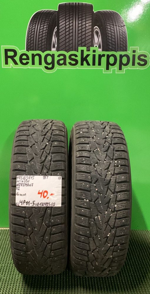 195/65R15 Nokian Nordman 7 95T nasta 6mm / 4P11-5