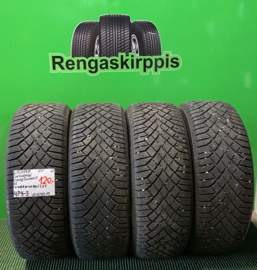 235/55R18 Continental VikingContact 7 104T kitka uudenveroiset / 4P9-3