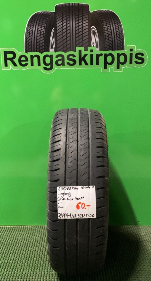 205/65R16C LingLong GreenMax Van HP 107/105T kesä 8mm / 2V11-1