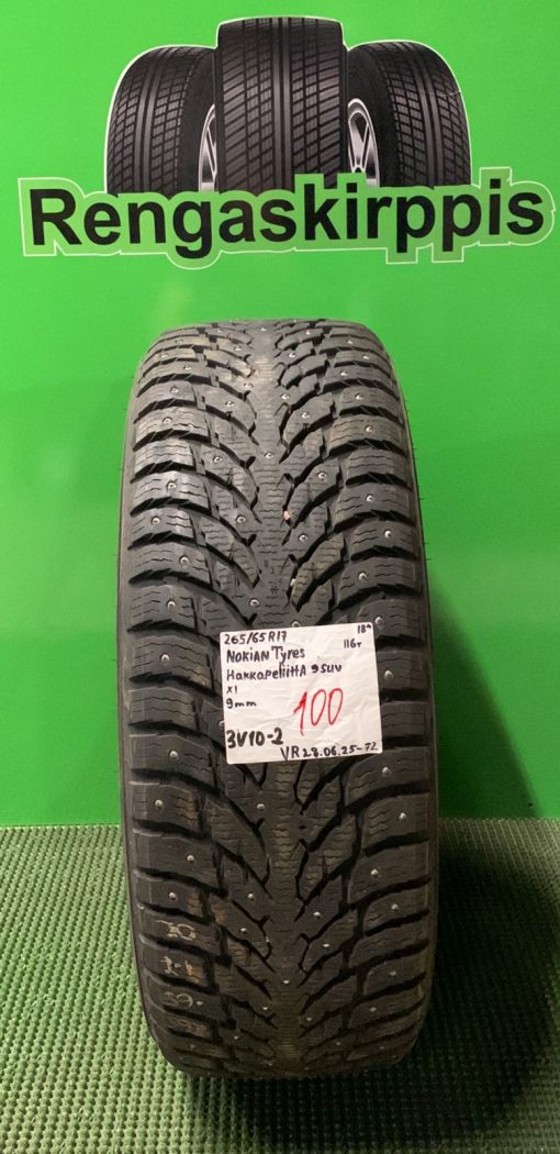 265/65R17 Nokian HKPL 9 Suv 116T nasta 9mm / 3V10-2