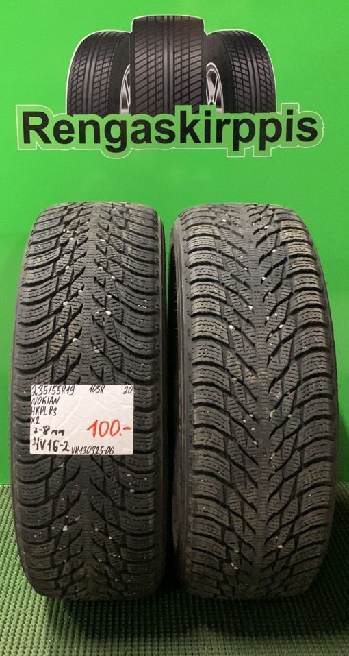 235/55R19 Nokian HKPL R3 105R kitka 7-8mm / 4V16-2
