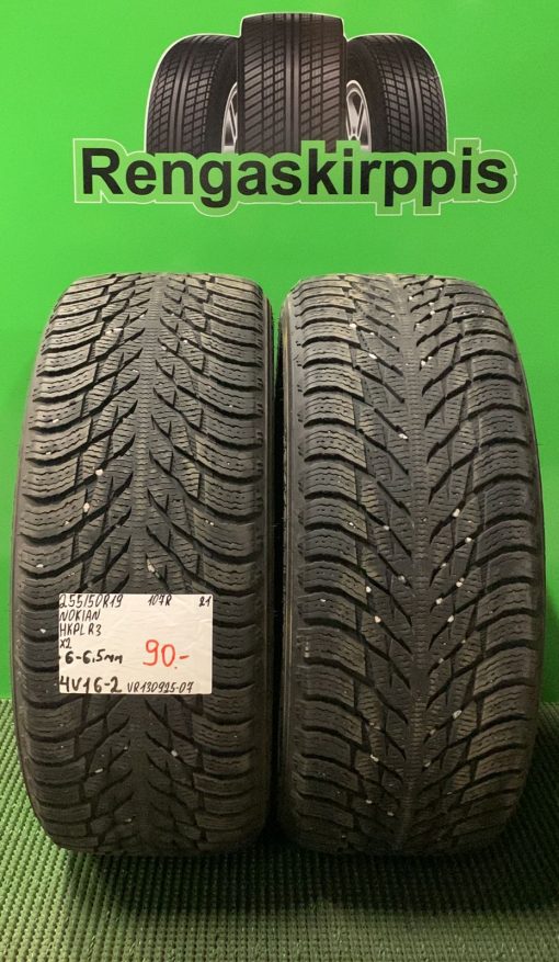 255/50R19 Nokian HKPL R3 107R kitka 6-6,5mm / 4V16-2