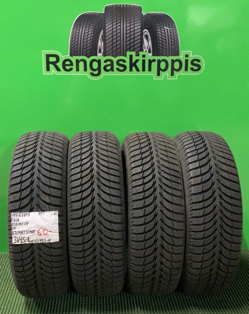 195/65R15 Sava Eskimo Ice 95T kitka ajamattomat / 3V15-1