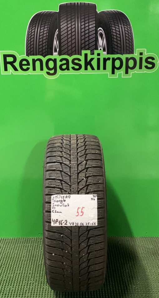 215/45R17 Triangle SnowLink 91R kitka 6,5mm / 4P16-2