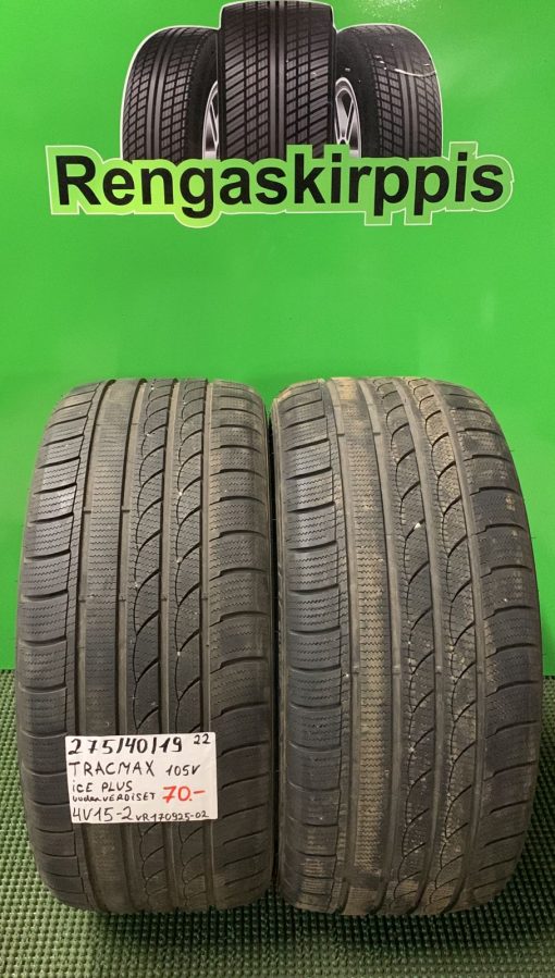 275/40R19 Tracmax Ice Plus 105V uudenverosiet / 4V15-2