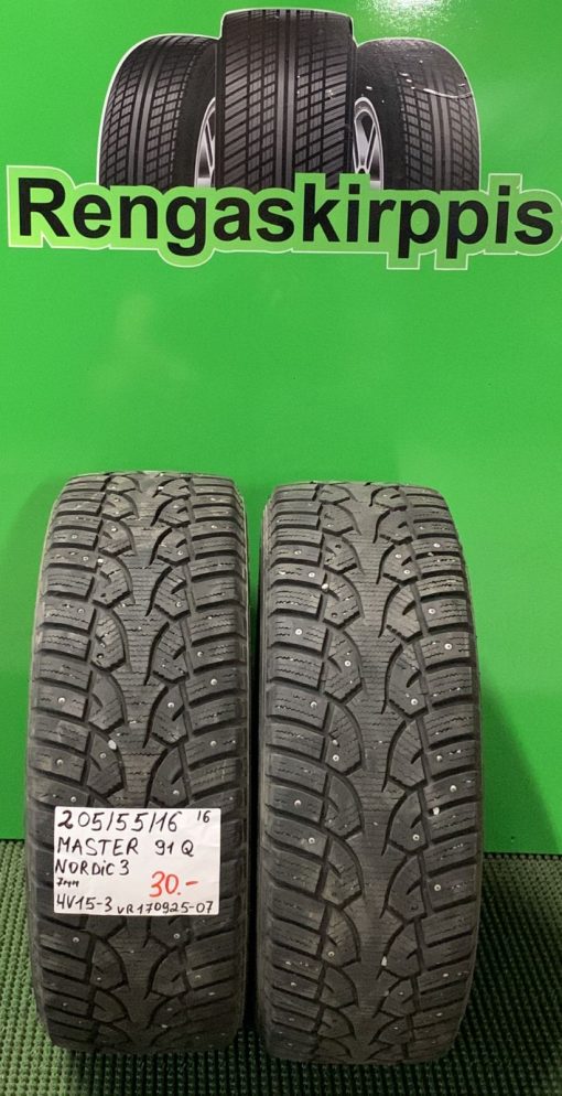 205/55R16 Master Nordic 3 91Q nasta 7mm / 4V15-3