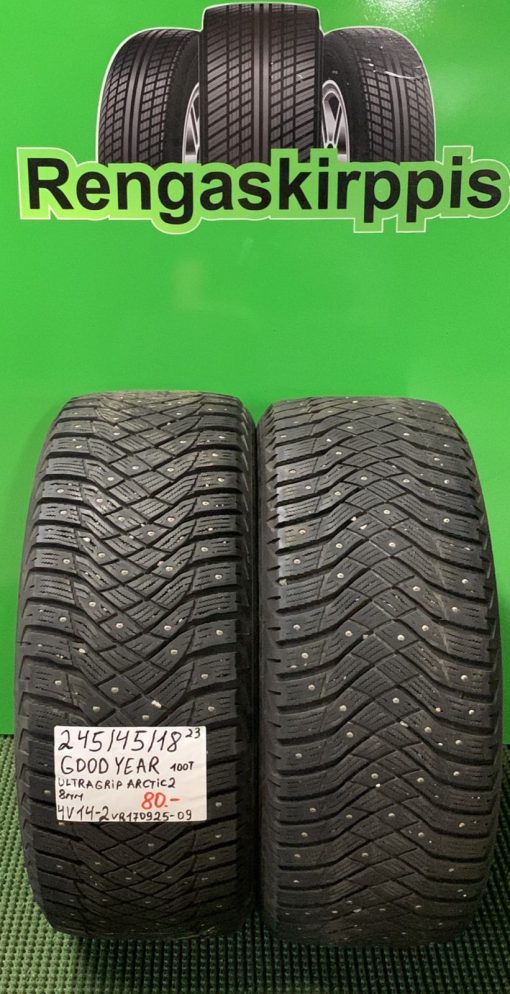 245/45R18 GoodYear UltraGrip Arctic 2 100T nasta 8mm / 4V14-2