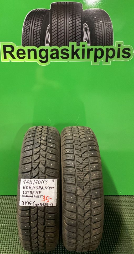 175/70R13 Kormoran Extreme 82T nasta uudenveroiset / 3V15-1