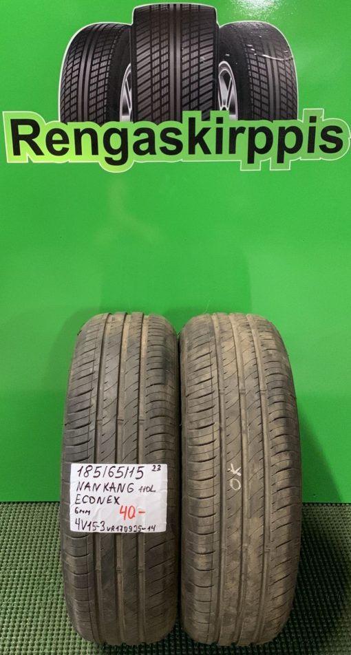 185/65R15 Nankang Econex 110L kesä 6mm / 4V15-3