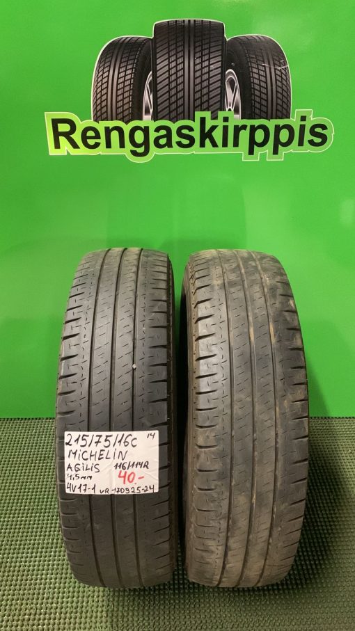 215/75R16C Michelin Agilis 116/114R kesä 4,5mm / 4V17-1