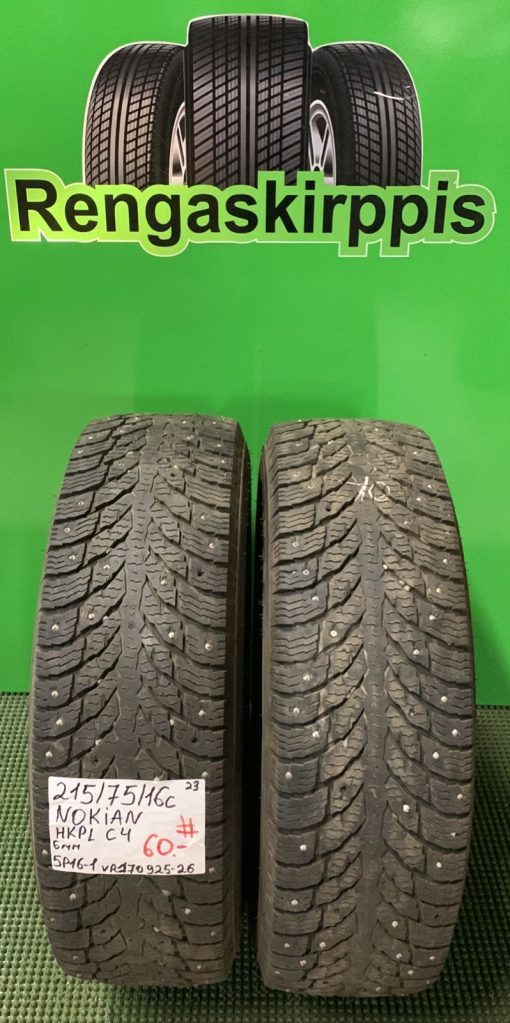 215/75R16C Nokian HKPL C4 nasta 6mm # / 5P16-1