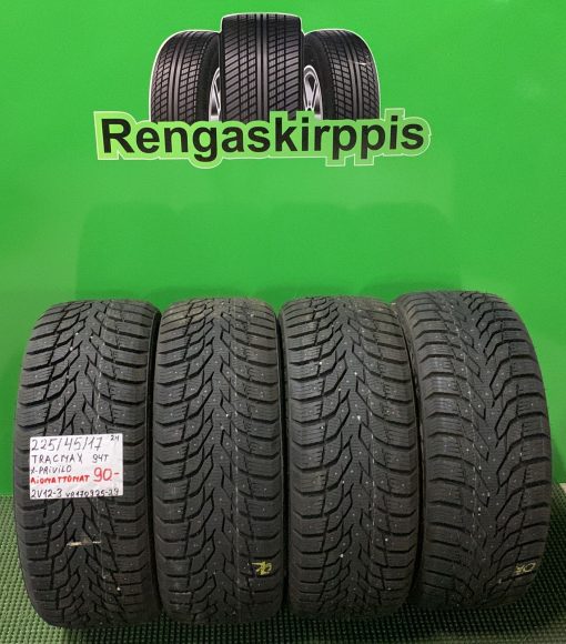 225/45R17 Tracmax X-Privilo 94T nasta ajamattomat / 2V12-3
