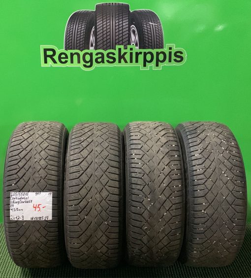 205/55R16 Continental VikingContact 7 99T kitka 4,5-5mm / 2V12-3