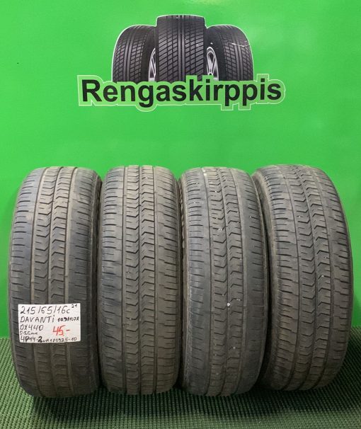215/65R16C Davanti DX440 109/107R kesä 5-5,5mm / 4P14-2