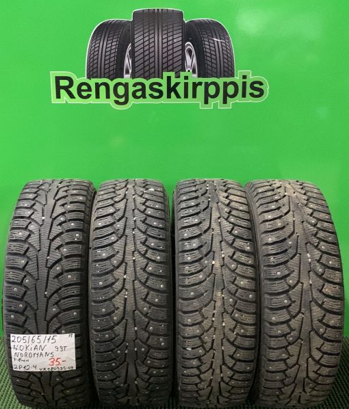 205/65R15 Nokian Nordman 5 99T nasta 7-8mm / 2P12-4