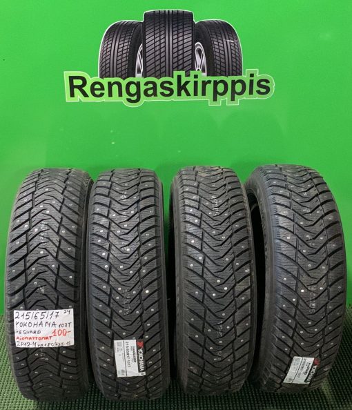 215/65R17 Yokohama IceGuard 103T nasta ajamattomat / 2P12-4