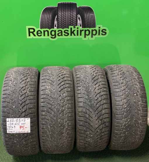 235/55R17 Nokian HKPL 9 103T nasta 6-7mm / 3V16-1