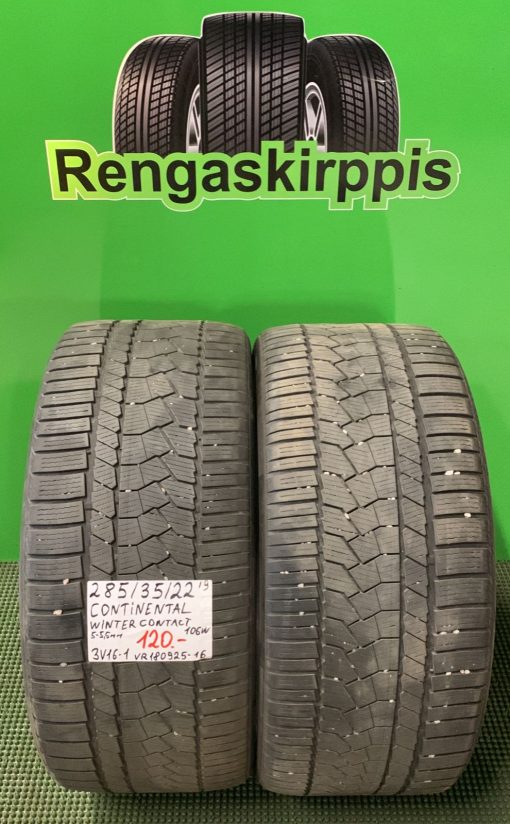 285/35R22 Continental WinterContact 106W kitka 5-5,5mm / 3V16-1