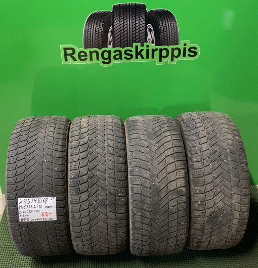 245/45R18 Michelin X-Ice Snow 100H kitka 5-6mm / 4P8-3