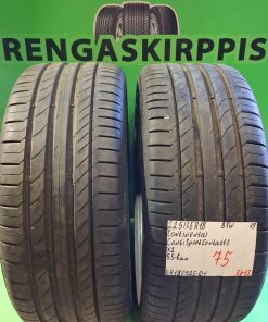 225/35R18 Continental ContiSportContact 5 87W kesä 5,5-6mm / 5P13