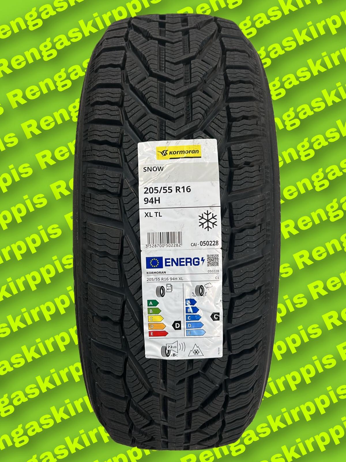 205/55R16 Kormoran Snow 94H XL D,C 72dB/kitka