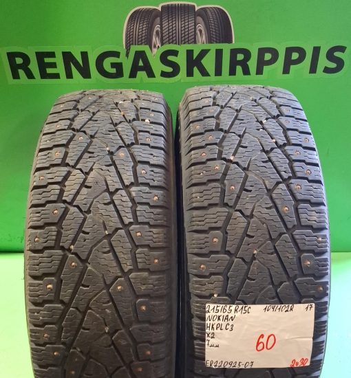 215/65R15C Nokian HKPL C3 104/102R nasta 7mm / 2V20