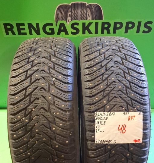 225/55R17 Nokian HKPL 8 97T Runflat nasta 7,5mm / 4P16